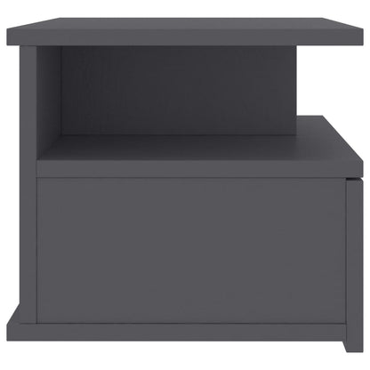 Floating Nightstand Grey 40x31x27 cm Chipboard