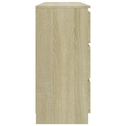 Sideboard Sonoma Oak 140x35x77 cm Chipboard