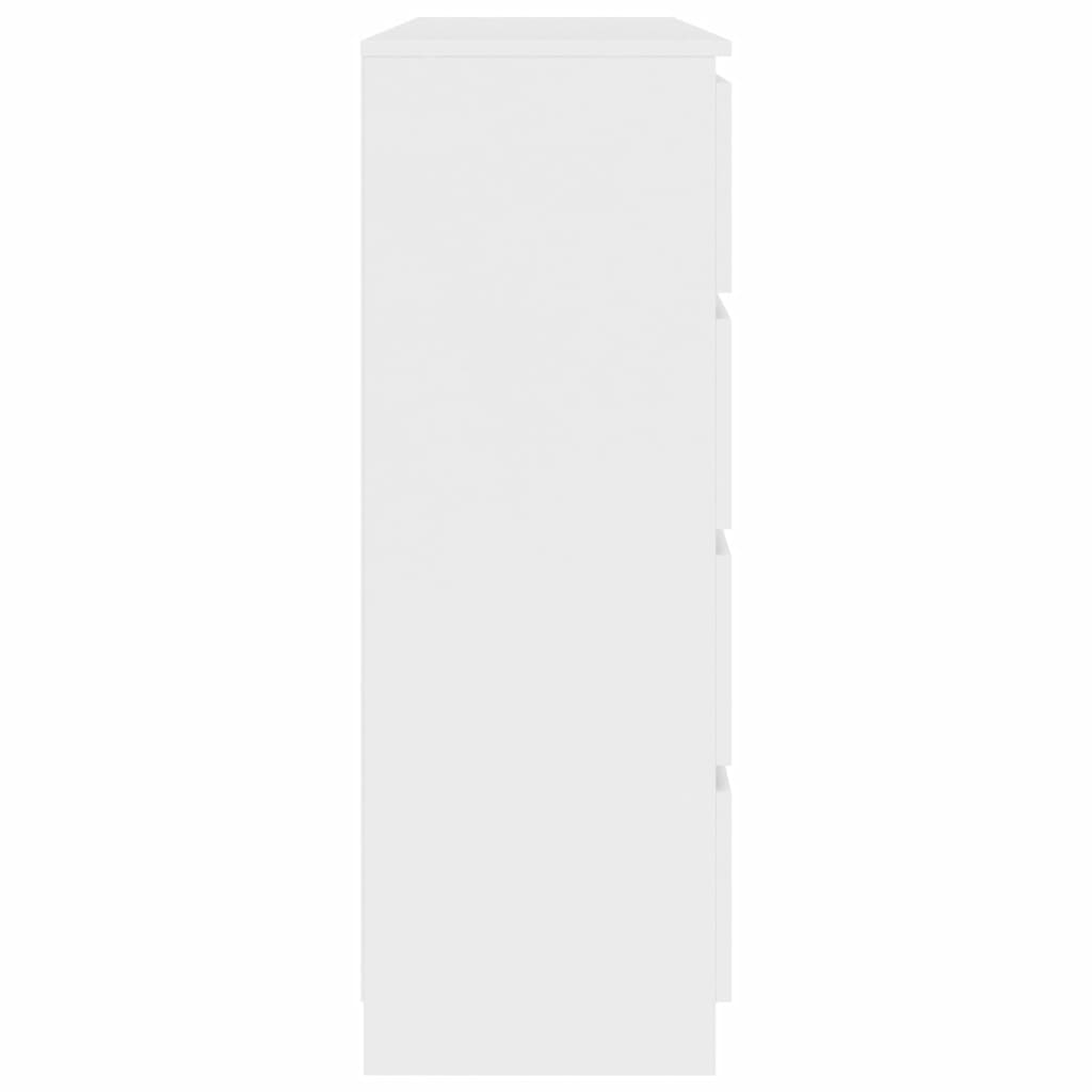 Sideboard White 140x35x79 cm Chipboard