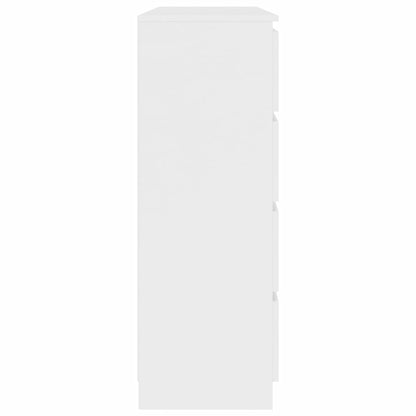 Sideboard White 140x35x79 cm Chipboard