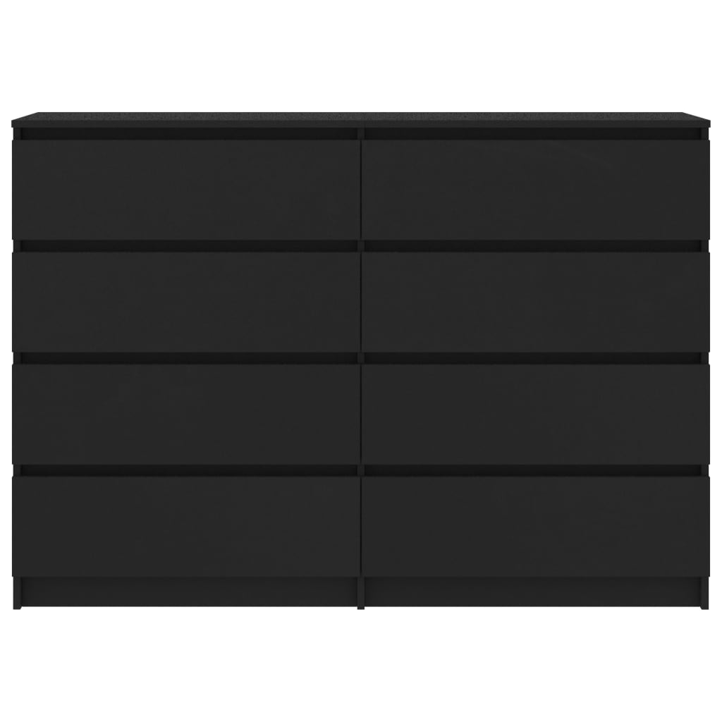 Sideboard Black 140x35x79 cm Chipboard