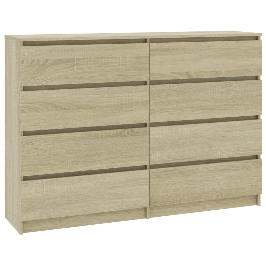 Sideboard Sonoma Oak 140x35x79 cm Chipboard