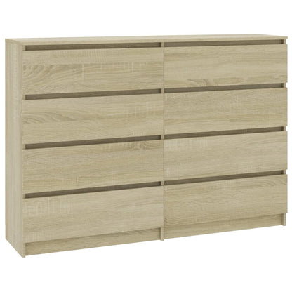 Sideboard Sonoma Oak 140x35x79 cm Chipboard