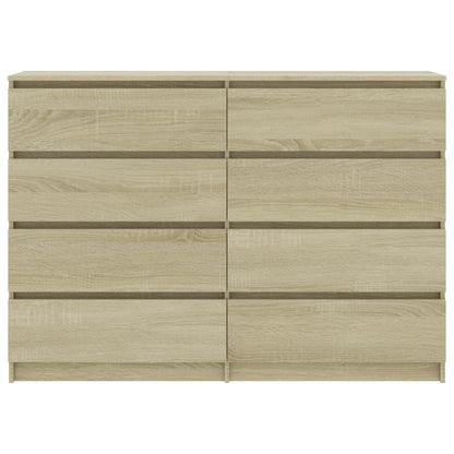 Sideboard Sonoma Oak 140x35x79 cm Chipboard