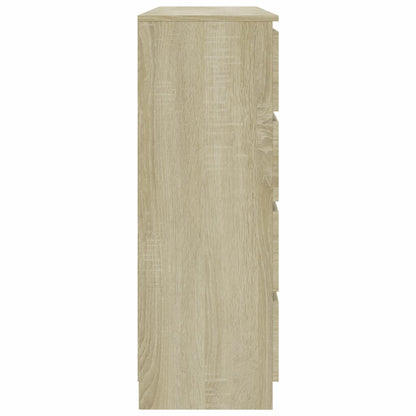 Sideboard Sonoma Oak 140x35x79 cm Chipboard