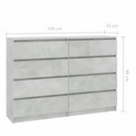 Sideboard Concrete Grey Chipboard