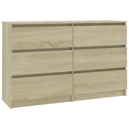 Sideboard Sonoma Oak 120x30x77 cm Chipboard