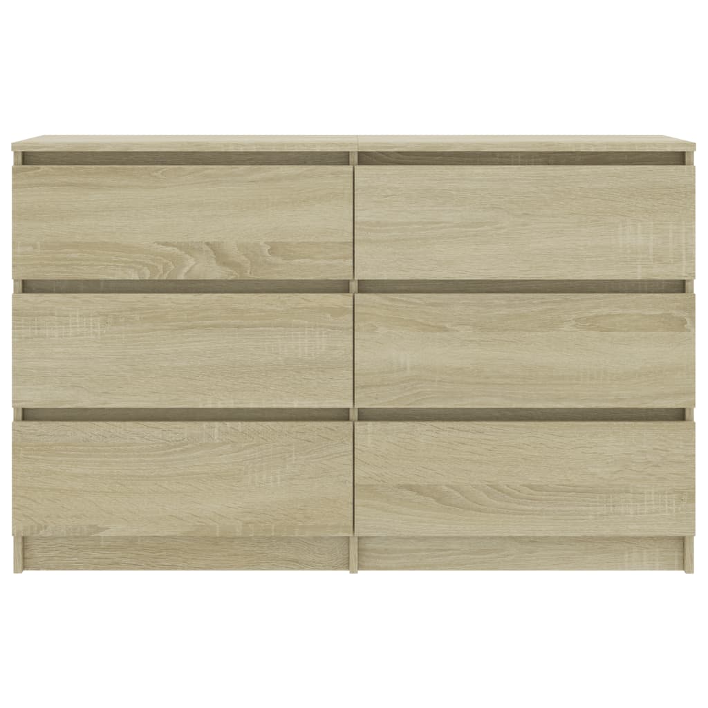 Sideboard Sonoma Oak 120x30x77 cm Chipboard