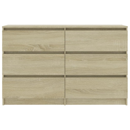 Sideboard Sonoma Oak 120x30x77 cm Chipboard