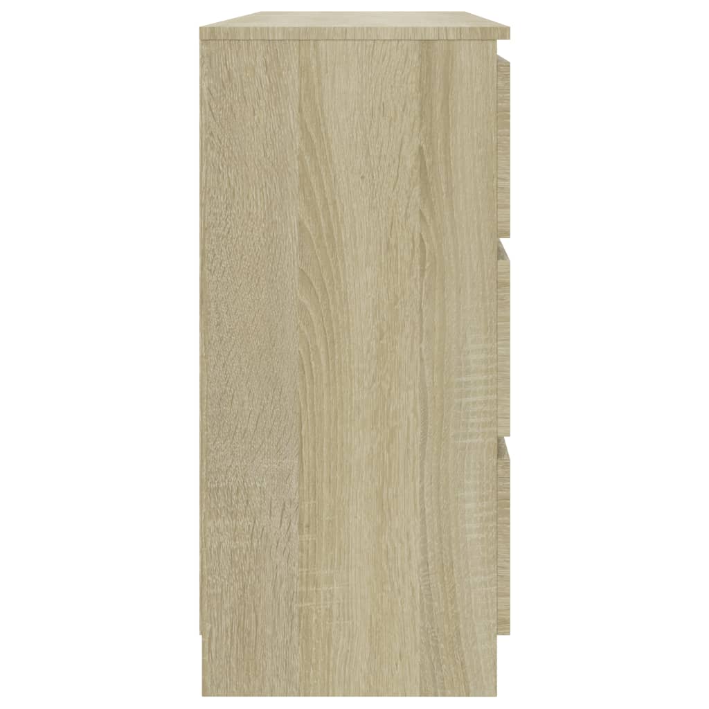 Sideboard Sonoma Oak 120x30x77 cm Chipboard