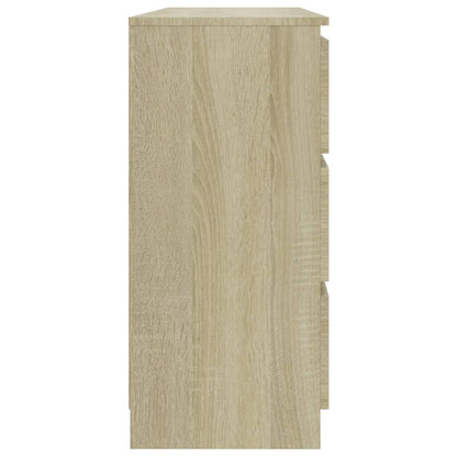 Sideboard Sonoma Oak 120x30x77 cm Chipboard