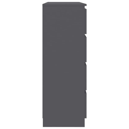 Drawer Sideboard Grey 120x35x97 cm Chipboard
