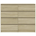 Drawer Sideboard Sonoma Oak Chipboard