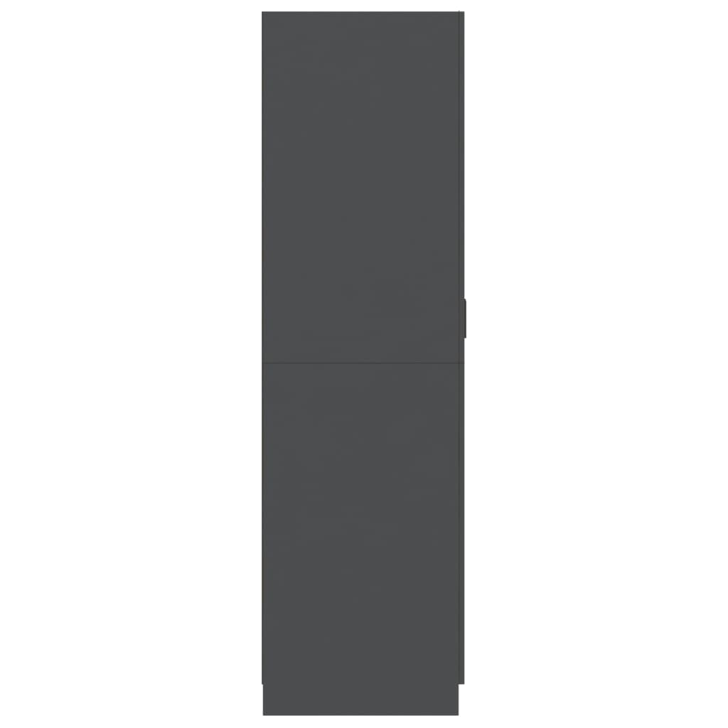 Wardrobe Grey 80x52x180 cm Chipboard