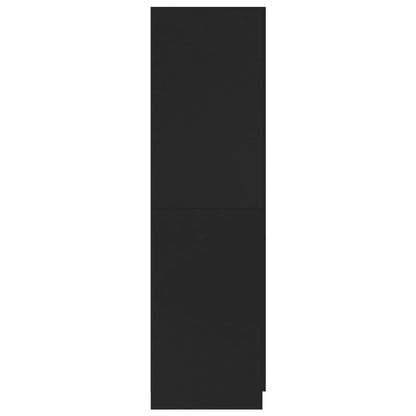 Wardrobe Black 80x52x180 cm Chipboard