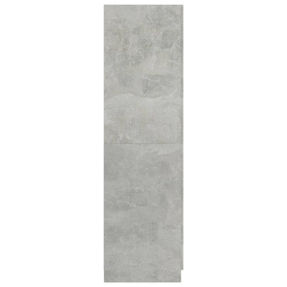 Wardrobe Concrete Grey 80x52x180 cm Chipboard