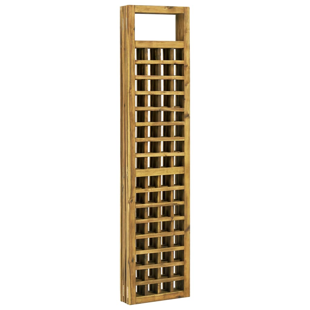 5-Panel Room Divider/Trellis Solid Acacia Wood 200x170 cm