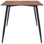 Dining Table Durable Brown MDF