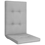 Garden Chair Cushions 4 pcs Grey 120x50x5 cm