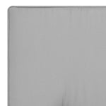 Garden Chair Cushions 4 pcs Grey 120x50x5 cm