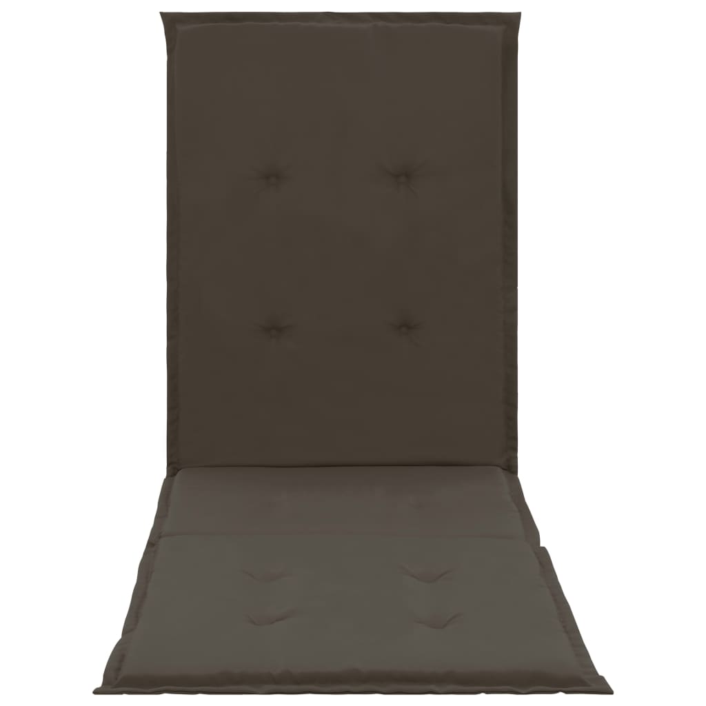 Lounge Chair Cushion Anthracite 180x55x3 cm
