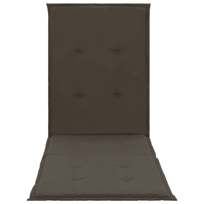 Lounge Chair Cushion Anthracite 180x55x3 cm