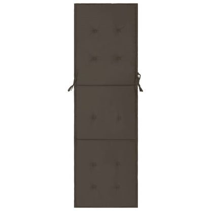 Lounge Chair Cushion Anthracite 180x55x3 cm