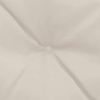 Swing Chair Cushions 2 pcs Cream 50 cm Fabric