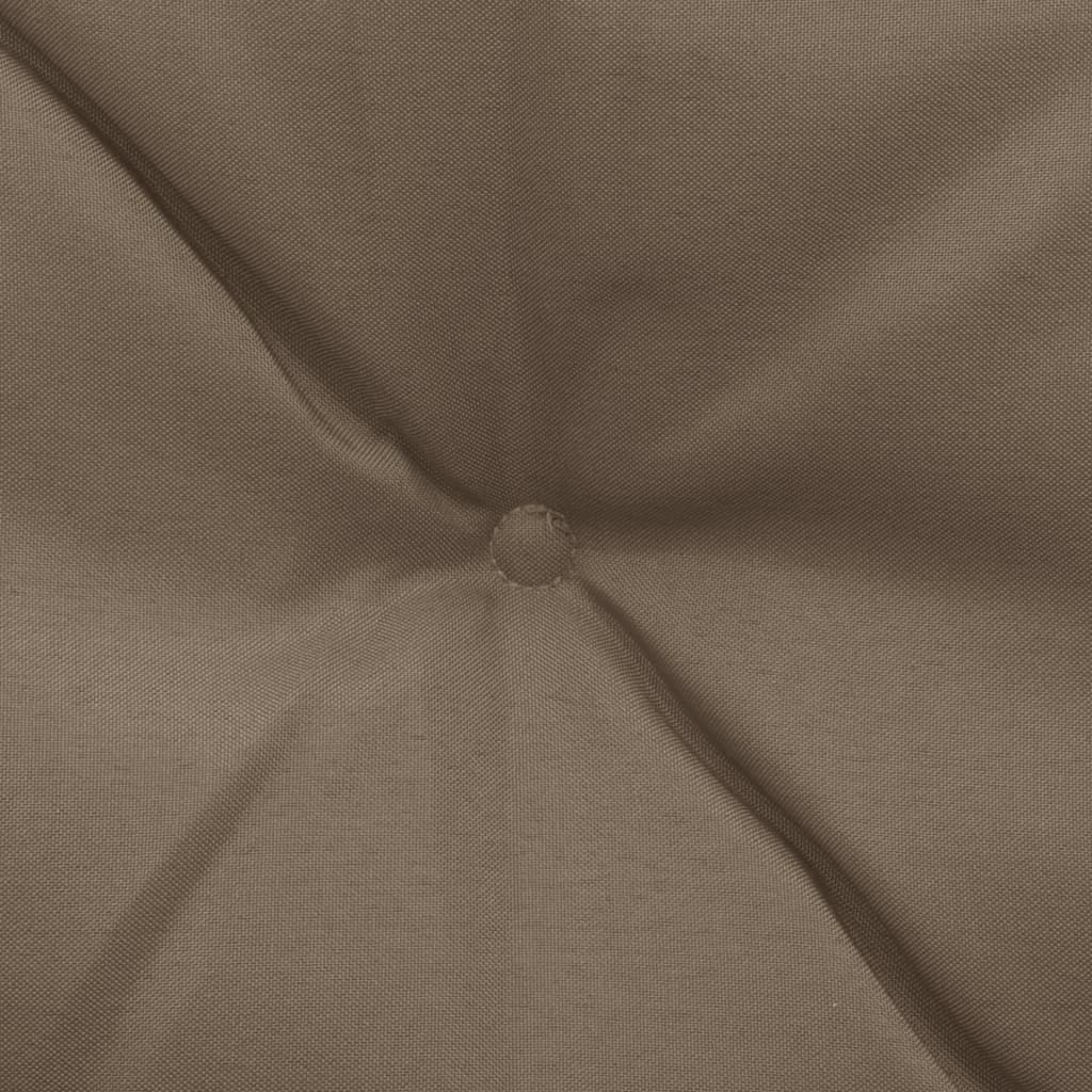 Swing Chair Cushions 2 pcs Taupe 50 cm Fabric