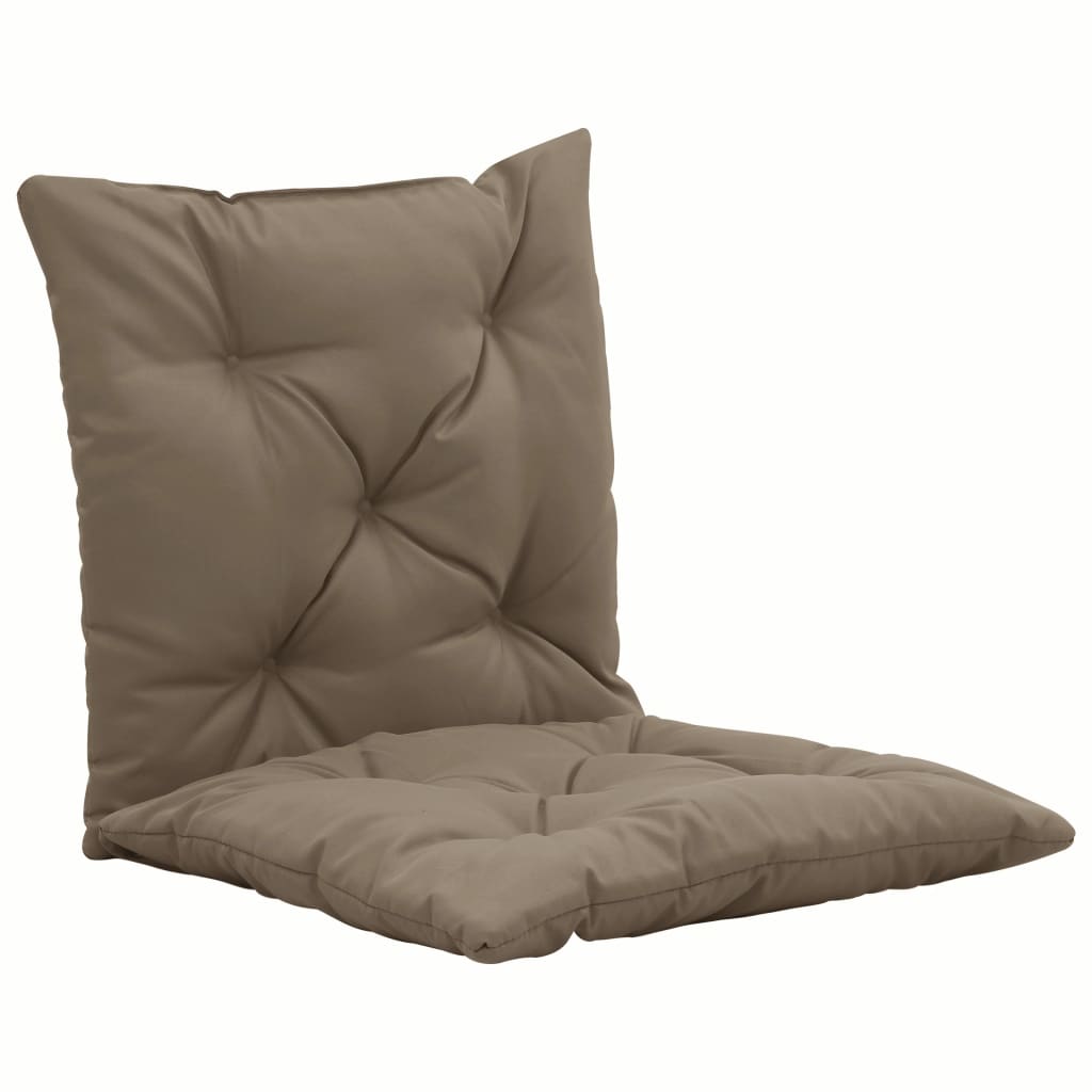 Swing Chair Cushions 2 pcs Taupe 50 cm Fabric