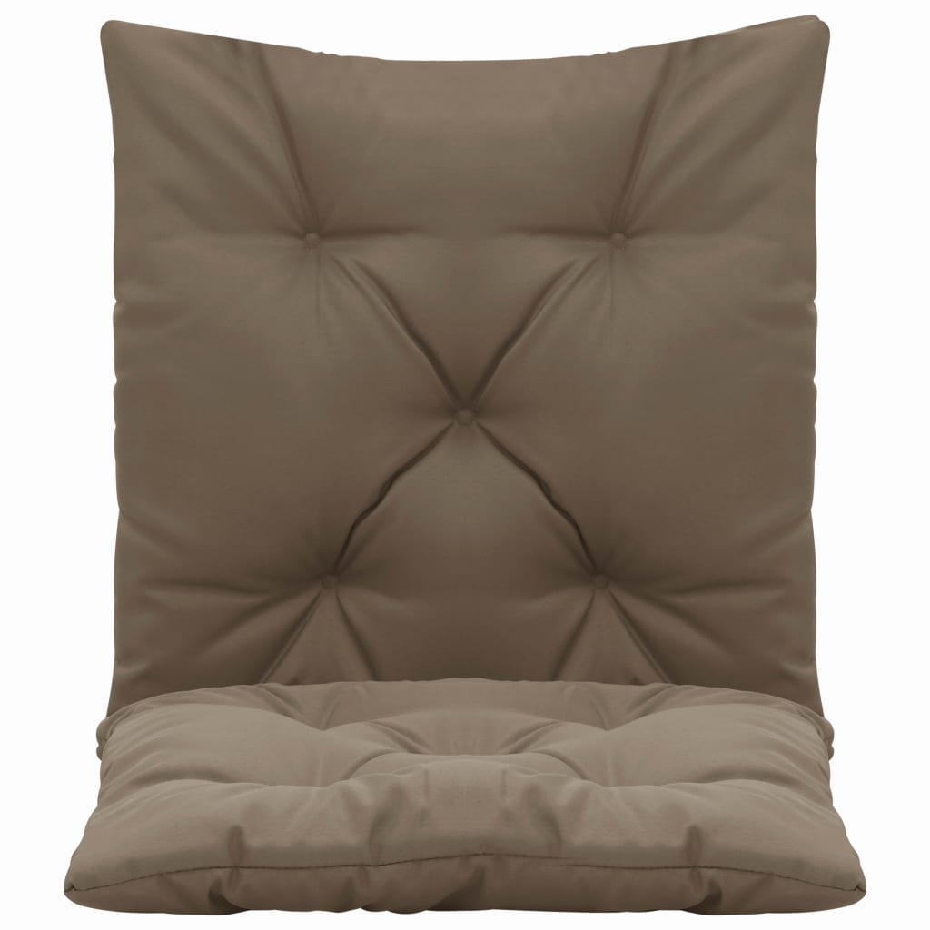 Swing Chair Cushions 2 pcs Taupe 50 cm Fabric