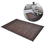 Bamboo Bath Mats 8 pcs 40x50 cm Dark Brown