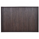 Bamboo Bath Mats 8 pcs 40x50 cm Dark Brown