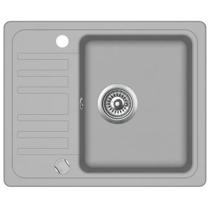 Granite Kitchen Sink Single Basin Grey