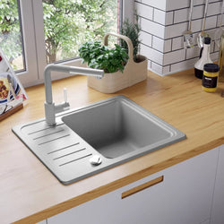 Granite Kitchen Sink Single Basin Grey