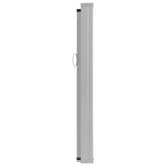 Patio Retractable Side Awning 100x500 cm Black