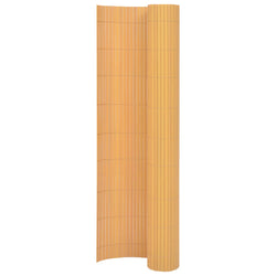 Double-Sided Garden Fence 170x300 cm Yellow
