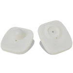 2000 pcs RF Hard Tags and Pins Sets 8.2 MHz White