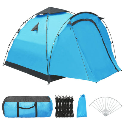 Pop Up Camping Tent 3 Person Blue