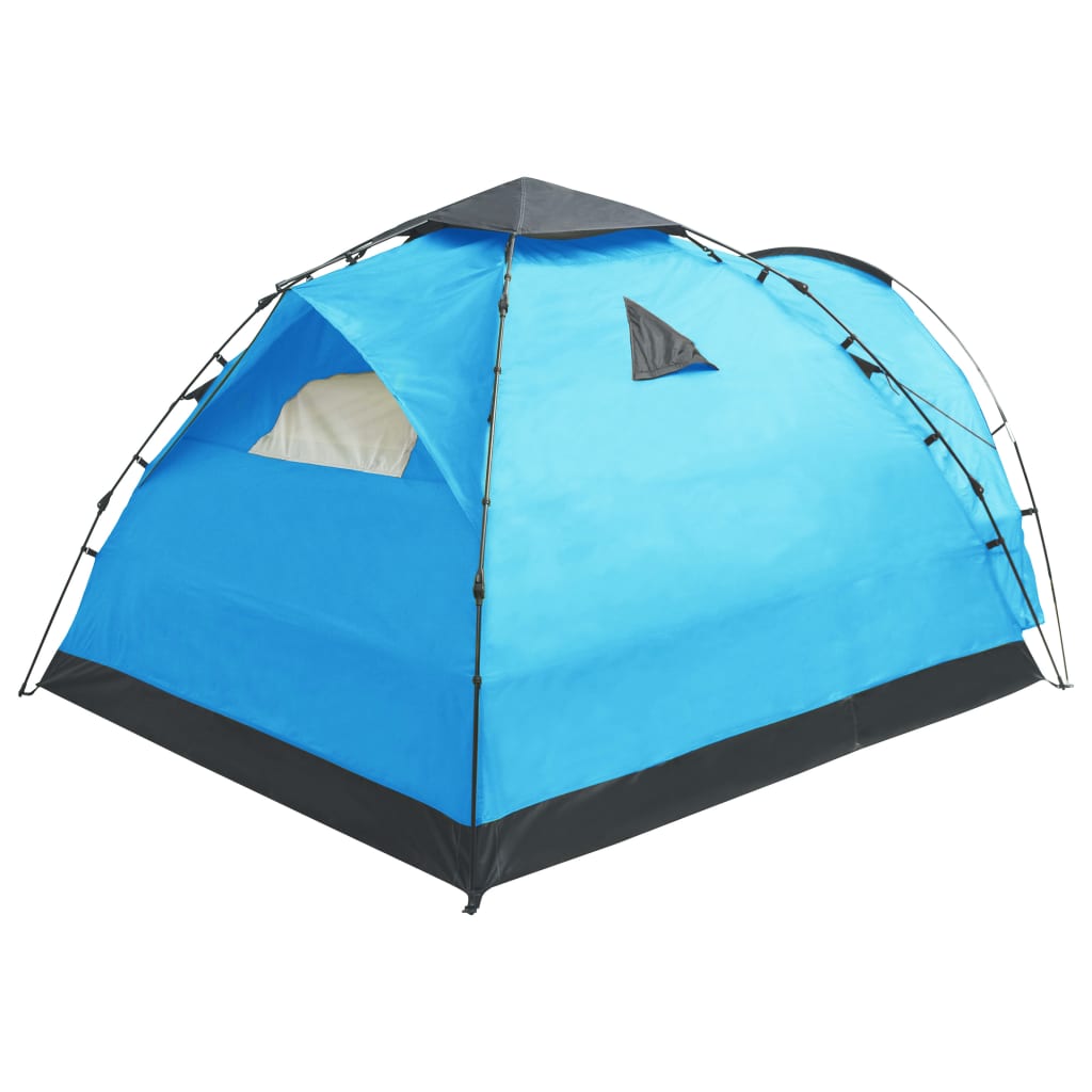 Pop Up Camping Tent 3 Person Blue