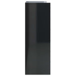 Sideboard with 6 Drawers High Gloss Black - Chipboard