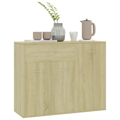 Sideboard Sonoma Oak 88x30x70 cm Chipboard