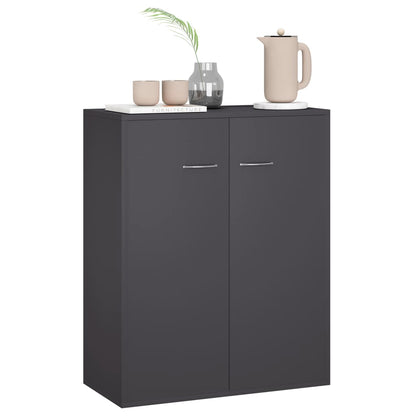 Sideboard Grey 60x30x75 cm Chipboard