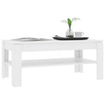 Coffee Table  White  Chipboard