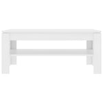 Coffee Table  White  Chipboard