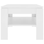 Coffee Table  White  Chipboard