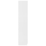3-Door Wardrobe White  Chipboard