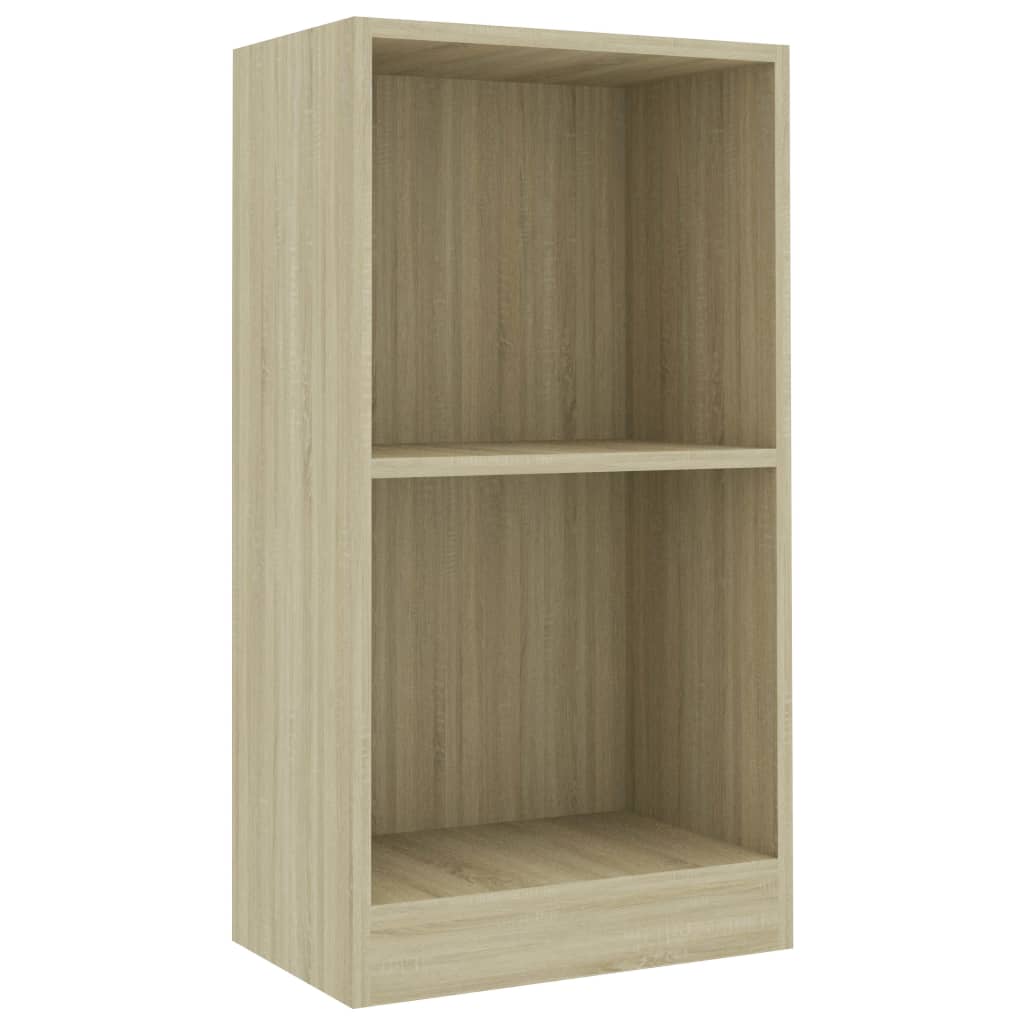 Bookshelf Sonoma Oak 40x24x75 cm Chipboard