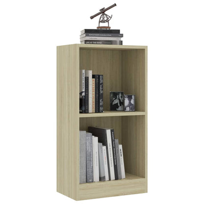 Bookshelf Sonoma Oak 40x24x75 cm Chipboard