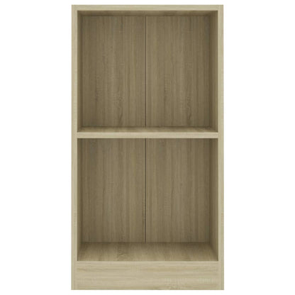Bookshelf Sonoma Oak 40x24x75 cm Chipboard